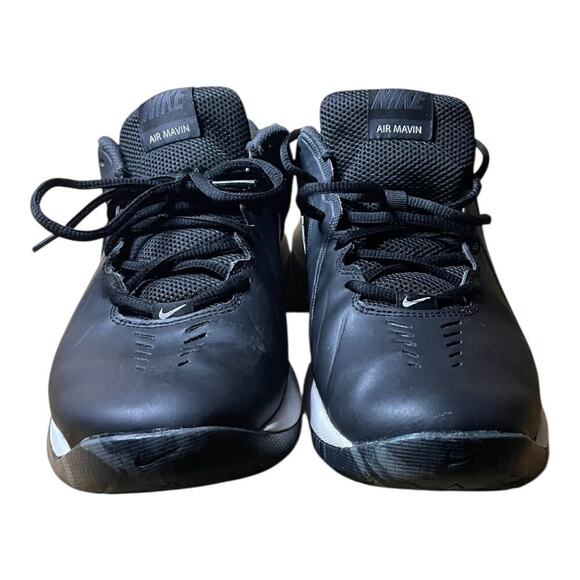 Nike Air Mavin Sneakers Men’s 10 Black White Low Top Basketball Trainers - Picture 3 of 10